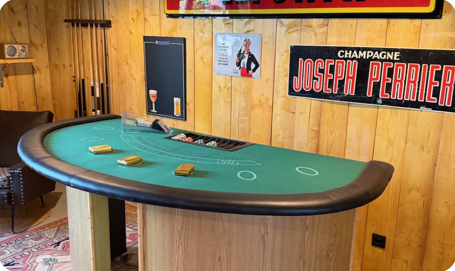 La table de casino